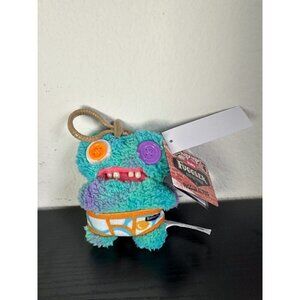 NEW Fuggler KeyRing 5in Gaptooth McGoo Funny Ugly Monster Plush Collectible ZURU